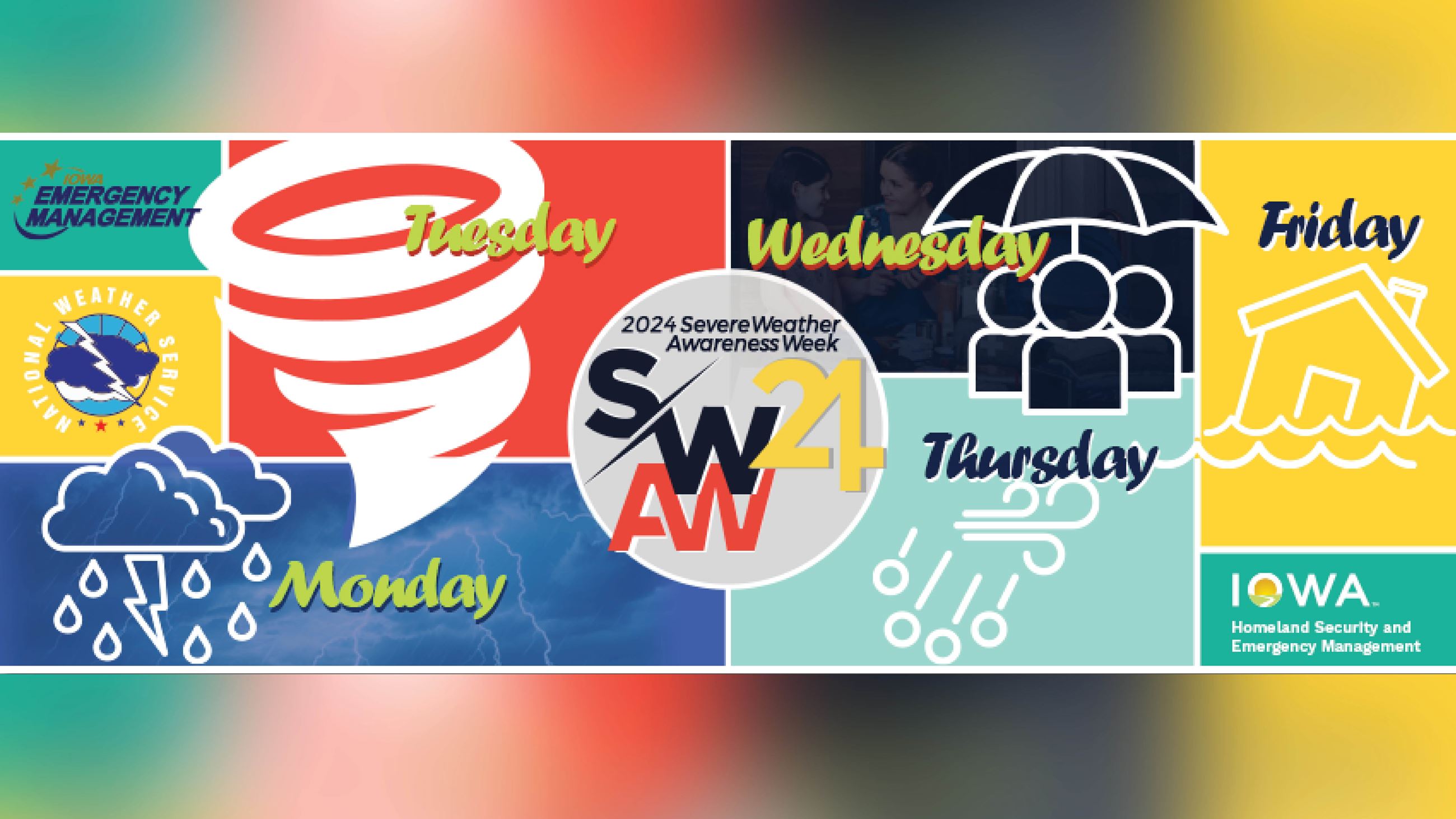 Severe Weather Awareness Week in Iowa is March 25-29, 2024