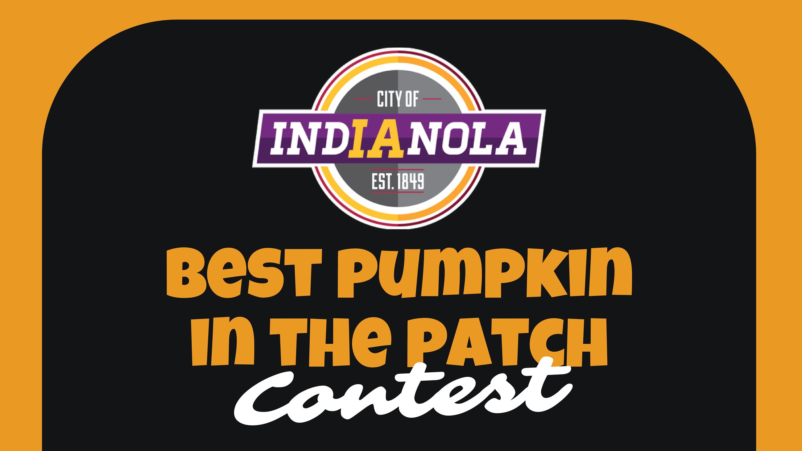 Best Pumpkin in the Patch Contest