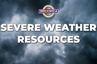 A photo of stormy clouds with text that reads 