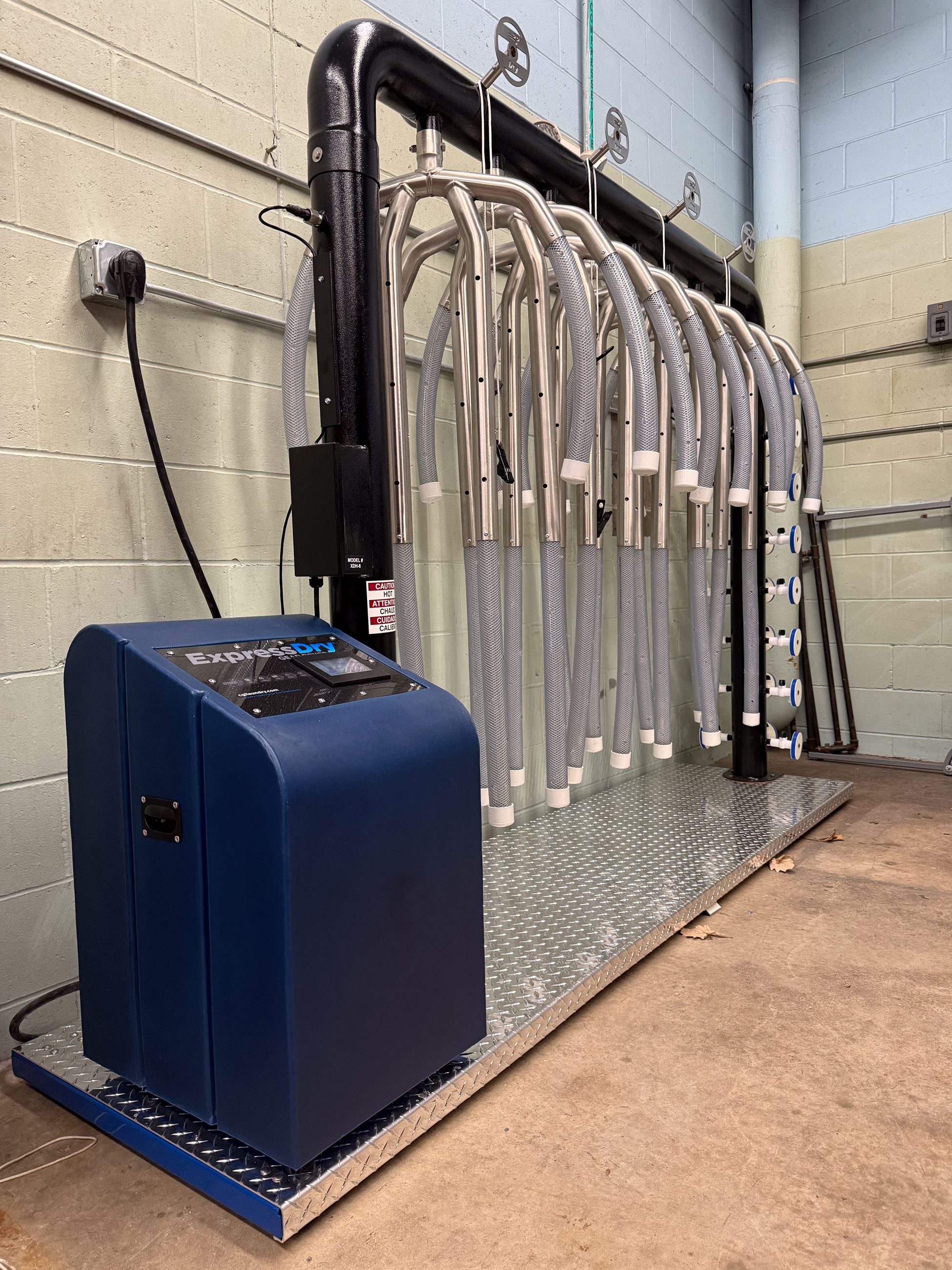 New turnout gear dryer for the Indianola Fire Department